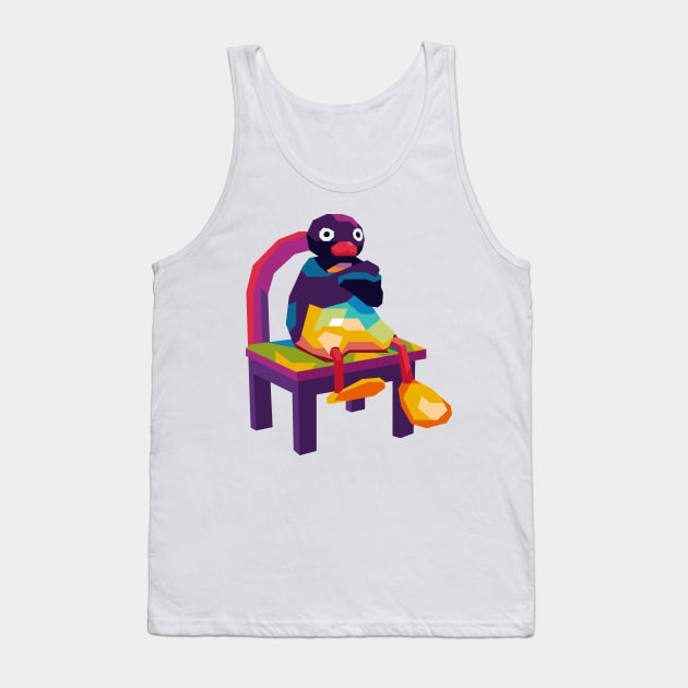 Angry Penguin Meme Tank Top by REKENINGDIBANDETBRO